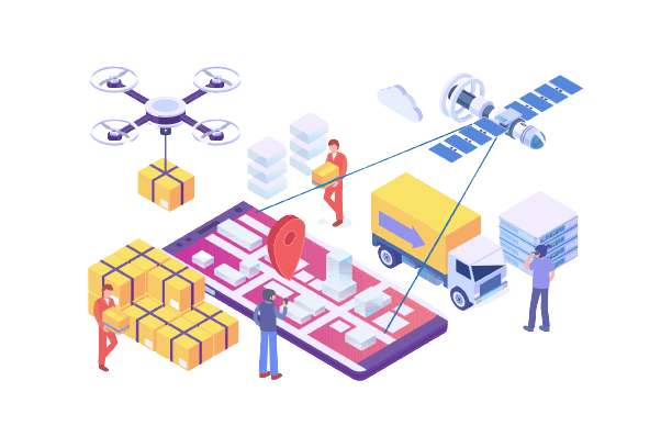 Delivery Fleet — cloud delivery management illustration